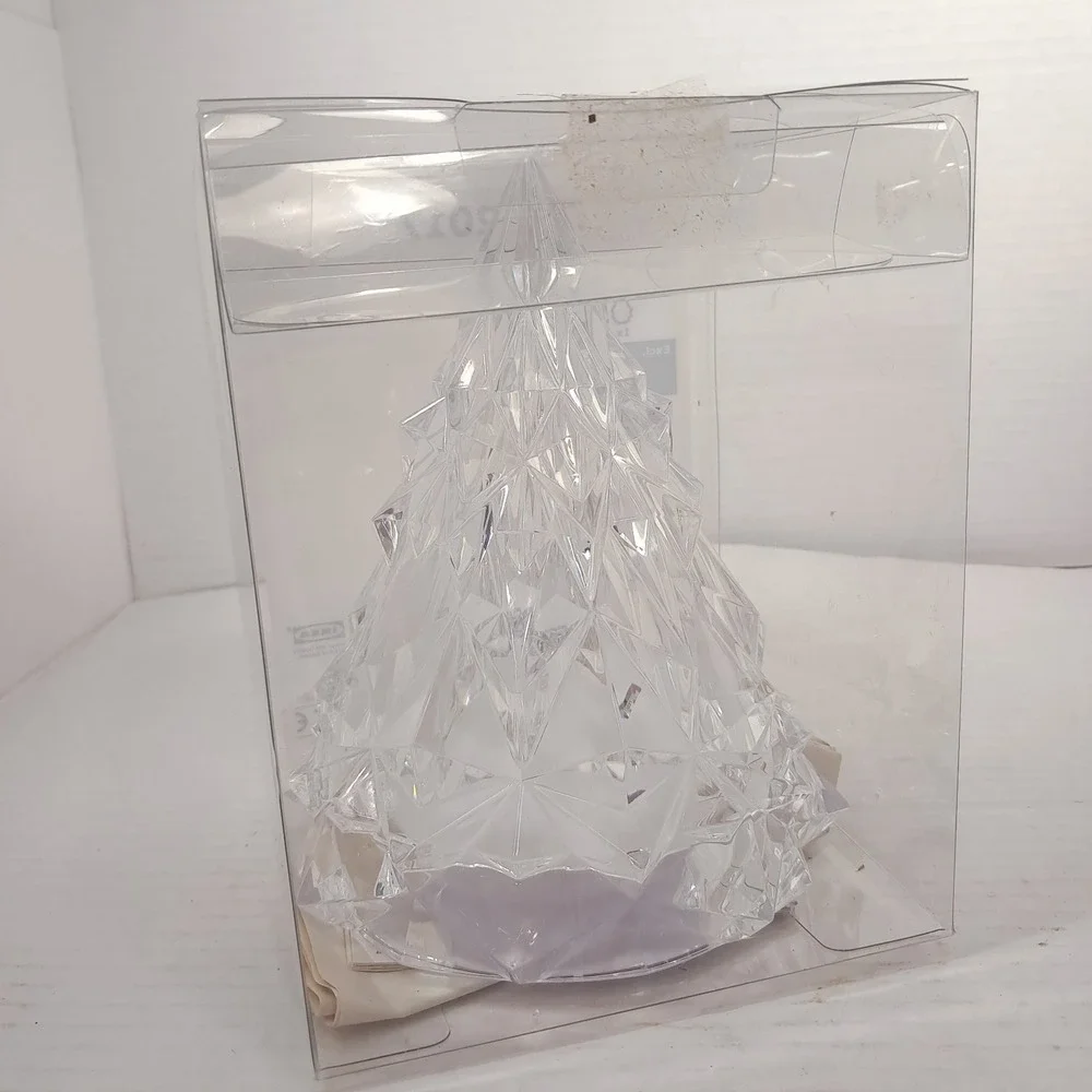Ikea Vinter 2017 Acrylic‎ Lighted Christmas Tree Figure clear Vinterfest lights